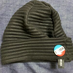 MoMA fleece beanie with bonus pin!
